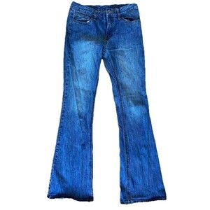 J Galt Brandy Melville Low Rise Flare Bell Bottom Jeans S W27 90s Y2K 2 27x31.5